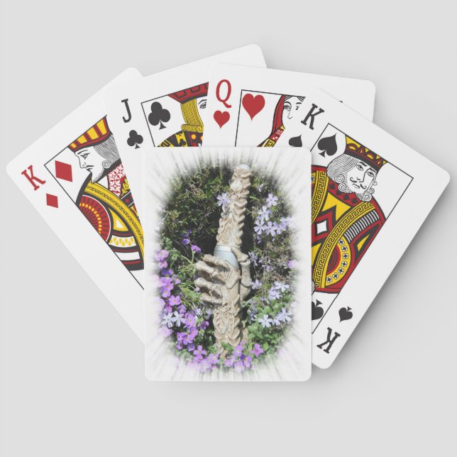 Skelethand - Gothic Spielkarten (Rückseite)