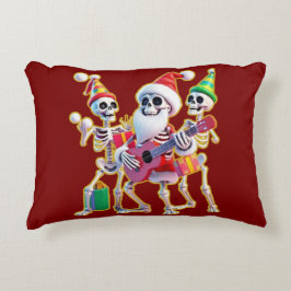 **Skeleton 3D Christm Santa Party – Funnyas Skelet Dekokissen