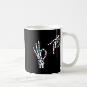 Skeleton 67 Meme Lustiges Halloween Jungen Mädchen Kaffeetasse