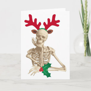 skeleton Albtraumweihnachten Feiertagskarte