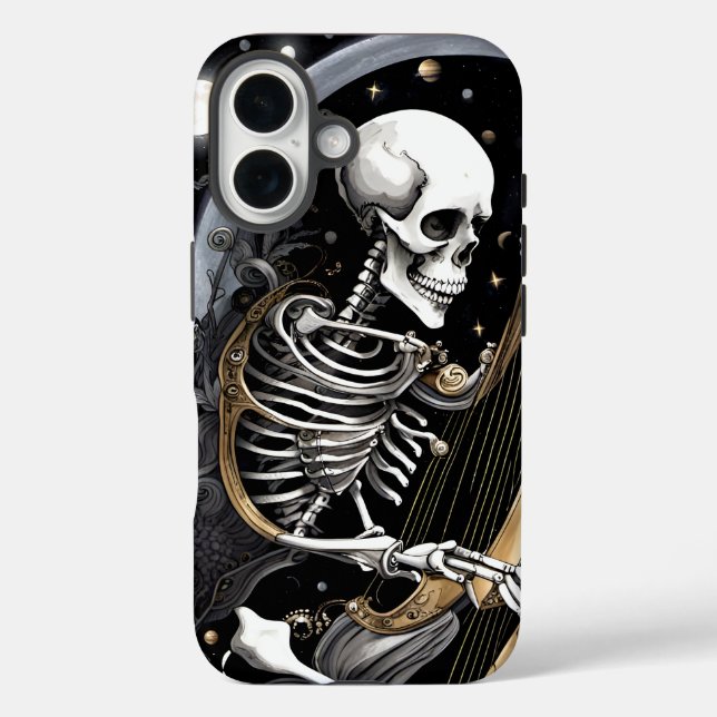 Skeleton and Harp I Case-Mate iPhone Hülle (Rückseite)
