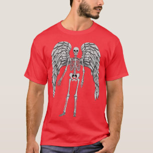 Skeleton Angel Fairycore Grunge Ästhetische Goth S T-Shirt