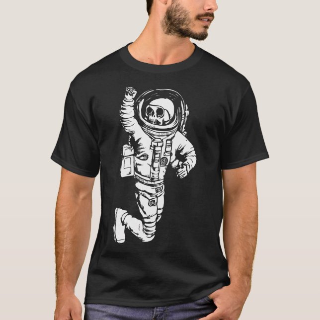 Skeleton Astronaut T-Shirt (Vorderseite)