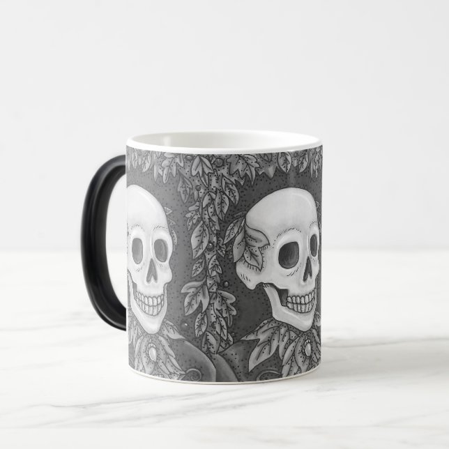 SKELETON AUTUMN GENTLEMAN, HALLOWEEN MORPHER TASSE (Vorderseite Links)