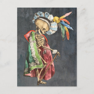 Skeleton Bard of Pu'Shing Bhu'Tons Postkarte