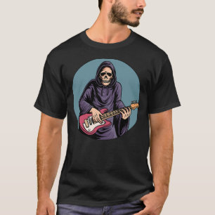 Skeleton Bass Gitarre Bassist Skull Tattoo T-Shirt