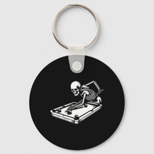 Skeleton Billiards Halloween Pool Snooker Billiard Schlüsselanhänger