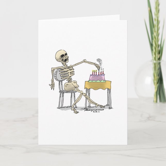 sKeLeToN BiRtHdAy CaKe Karte (Vorderseite)
