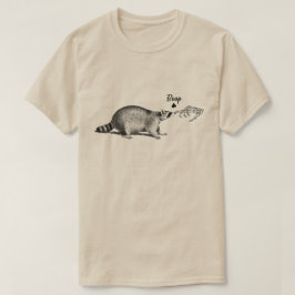 Skeleton Boop Raccoon Shirt | Retro Halloween T-Sh