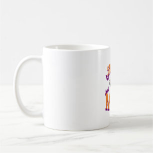 Skeleton Cat and coffee spookokoka Mom for hallowe Kaffeetasse