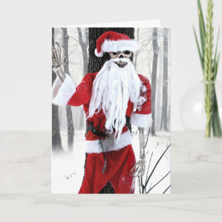 Skeleton Christmas Card Feiertagskarte