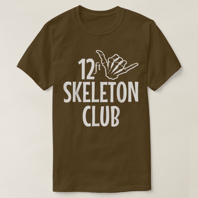 Skeleton Club Gigant Skelly Halloween Inferno T-Shirt (Design vorne)