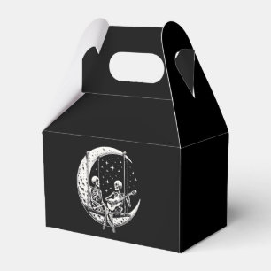 Skeleton Couple Moon Guitar Geschenkschachtel