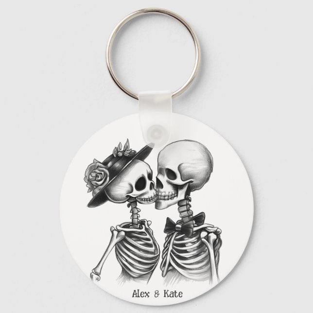 Skeleton Couple Schlüsselanhänger (Vorderseite)