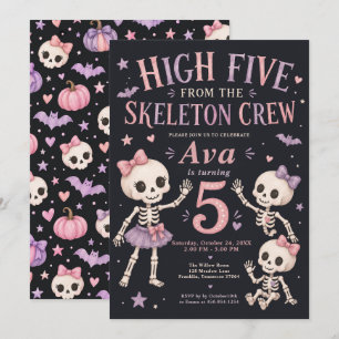 Skeleton Crew 5. Geburtstagsfeier Einladung