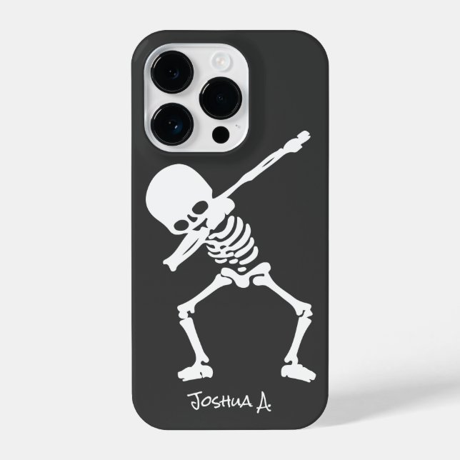Skeleton Dabbing Case-Mate iPhone 14 Fall Hülle (Rückseite)