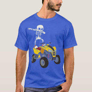 Skeleton Dabbing Quad Bike Reiter Skeletto T-Shirt