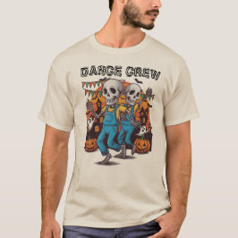 Skeleton Dance Crew Shirt Funny Dancing Skelett