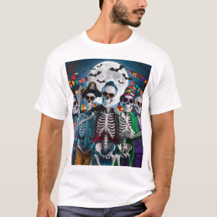 Skeleton-Dance-Off-Halloween-T - Shirt
