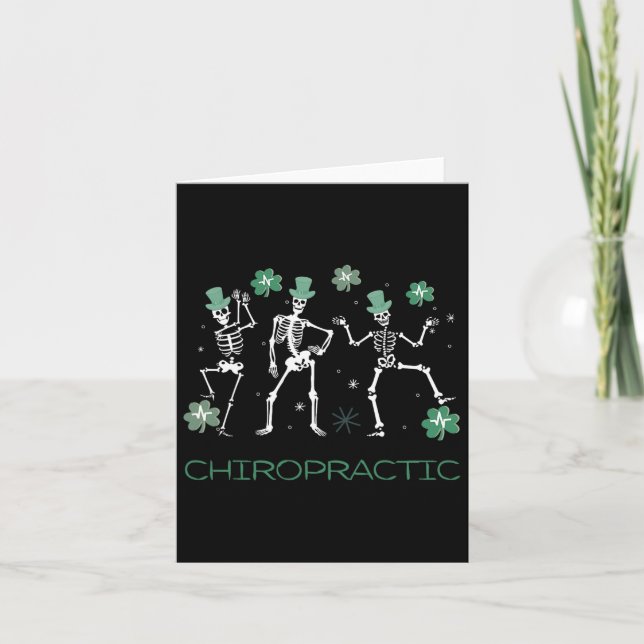 Skeleton Dancing Chiropractic Piazza della Riforma Karte (Vorderseite)