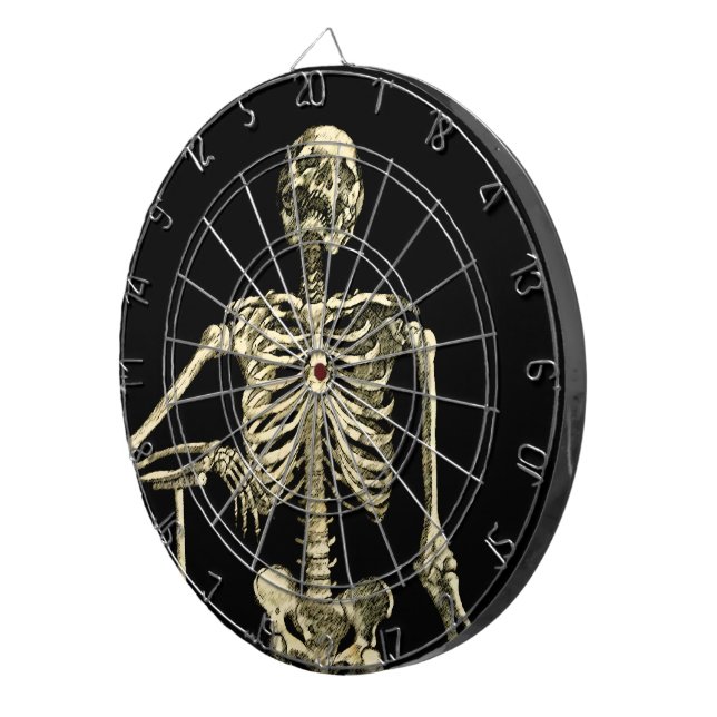 Skeleton Dart Board Dartscheibe (Vorderseite rechts)
