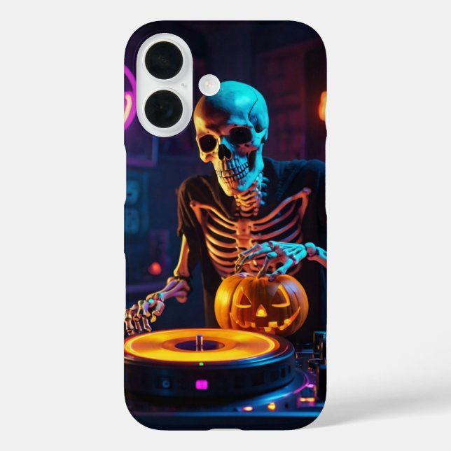 Skeleton DJ Case-Mate iPhone Hülle (Rückseite)