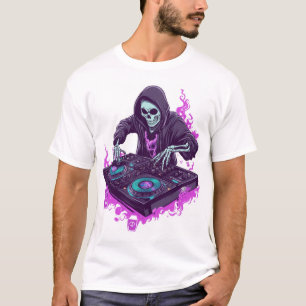 Skeleton-DJ T-Shirt