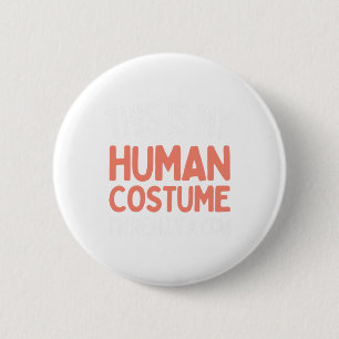 Skeleton Drabbing Dance Halloween Button