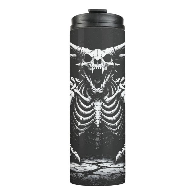 Skeleton-Drache von BurnsInHell Thermosbecher (Vorderseite)
