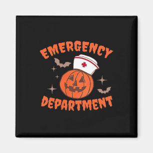 Skeleton Er Nurse Emerse Department Halloween D Magnet
