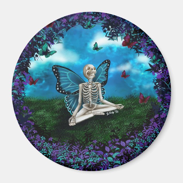 Skeleton Fairy Magnet (Vorne)