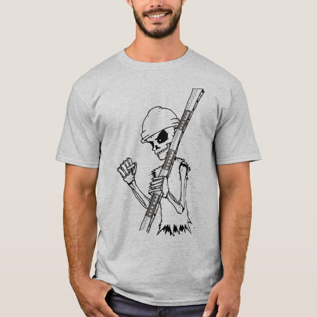 Skeleton Feldmesser 01 T-Shirt (Vorderseite)
