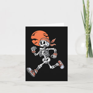 Skeleton Funny Halloween Kostüme Männer Frauen Kin Karte