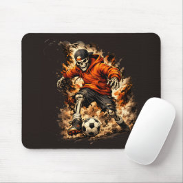 Skeleton-Fußballspieler Streetwear Cartoon – Dyna Mousepad