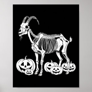 Skeleton Geburtstag Halloween Mens Womens Kids Poster
