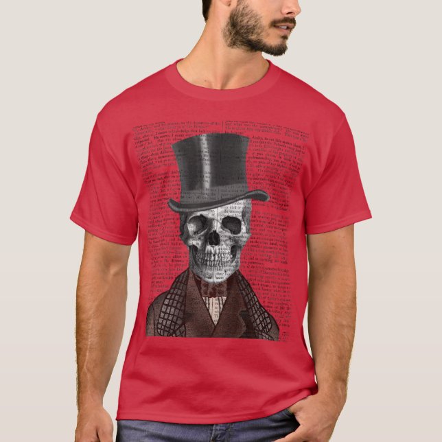 Skeleton Gentleman and Top Hat (Vorderseite)