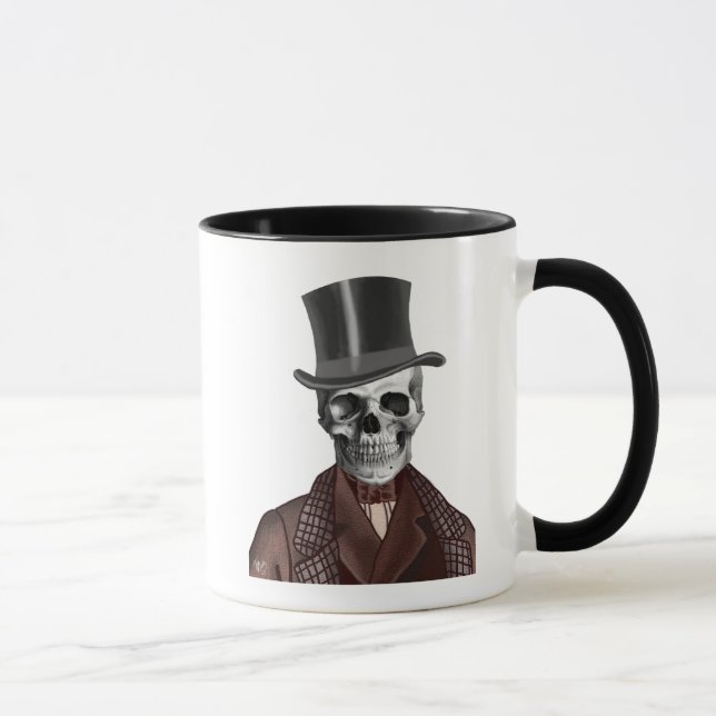 Skeleton Gentleman and Top Hat Tasse (Rechts)