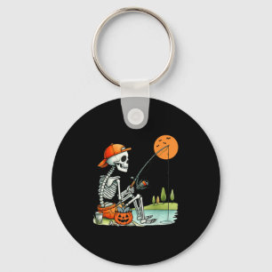 Skeleton Girl Drinking Coffee Peace Sign Graphic F Schlüsselanhänger