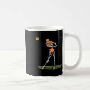 Skeleton Golf Funny Halloween Golfsport Golfe Kaffeetasse