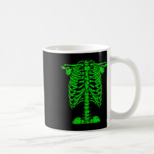 Skeleton Green Rib Käfig Knochen Kostüm Halloween  Kaffeetasse