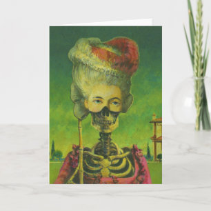 Skeleton Greetings Card Karte