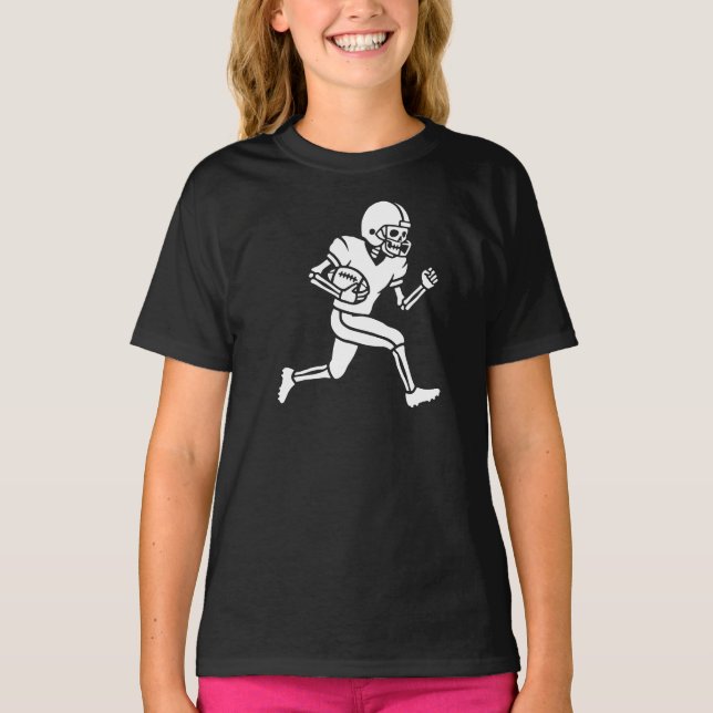 Skeleton Gridiron Runner T-Shirt (Vorderseite)