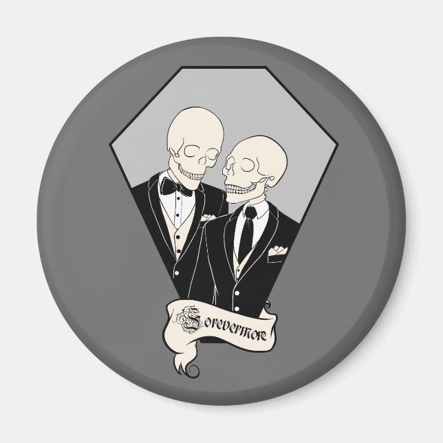 Skeleton Grooms Magnet (Vorne)