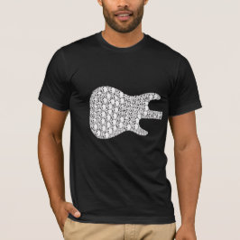 Skeleton Guitar_Front und Rückseite T-Shirt