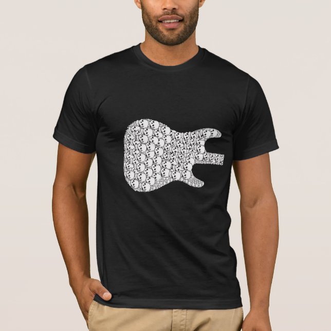 Skeleton Guitar_Front und Rückseite T-Shirt (Vorderseite)
