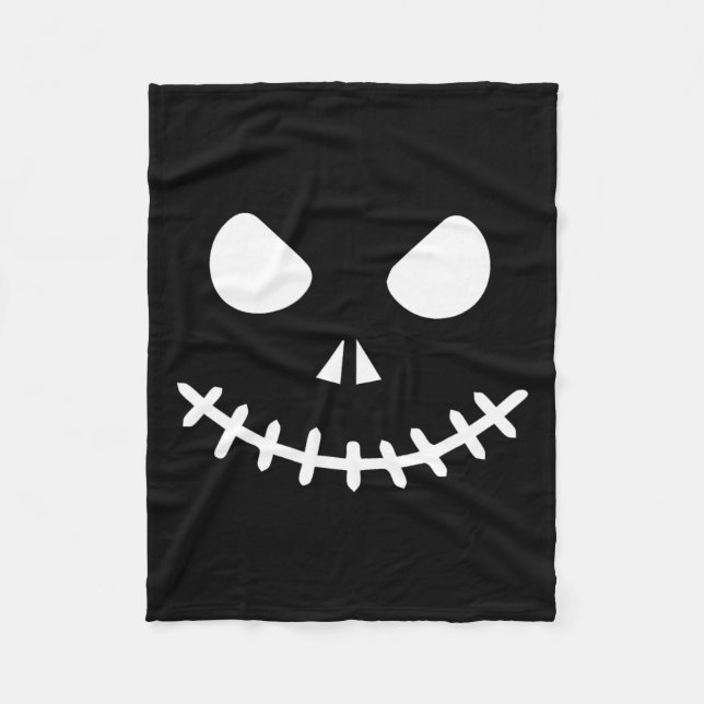 Skeleton Halloween Fleecedecke (Vorderseite)