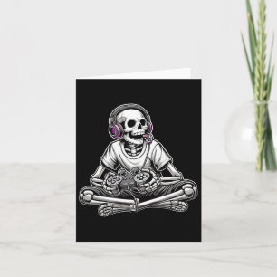 Skeleton Halloween Karte
