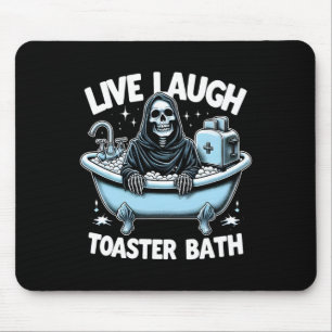 Skeleton Halloween Live-Lagh Toaster Bath Design Mousepad