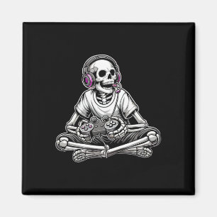 Skeleton Halloween Magnet