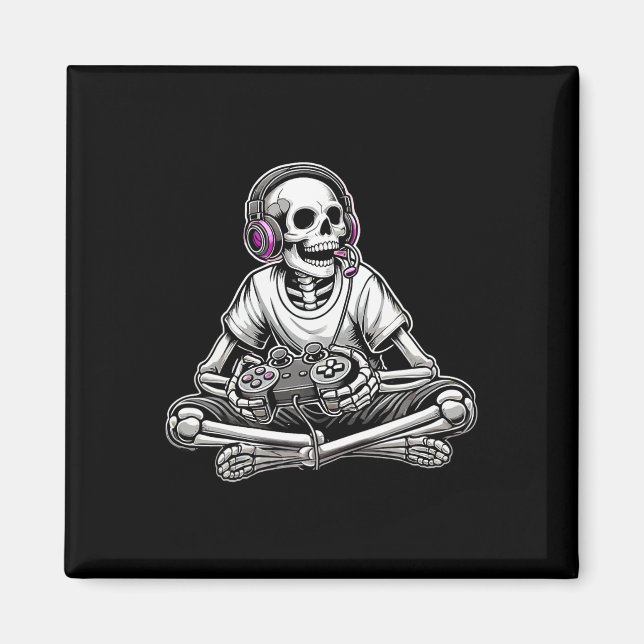 Skeleton Halloween Magnet (Vorne)